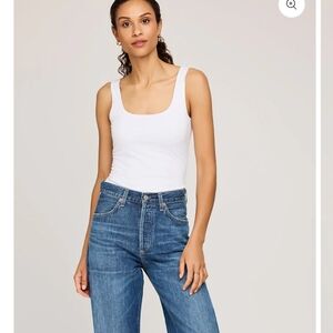 Gentle Fawn White Tank Top